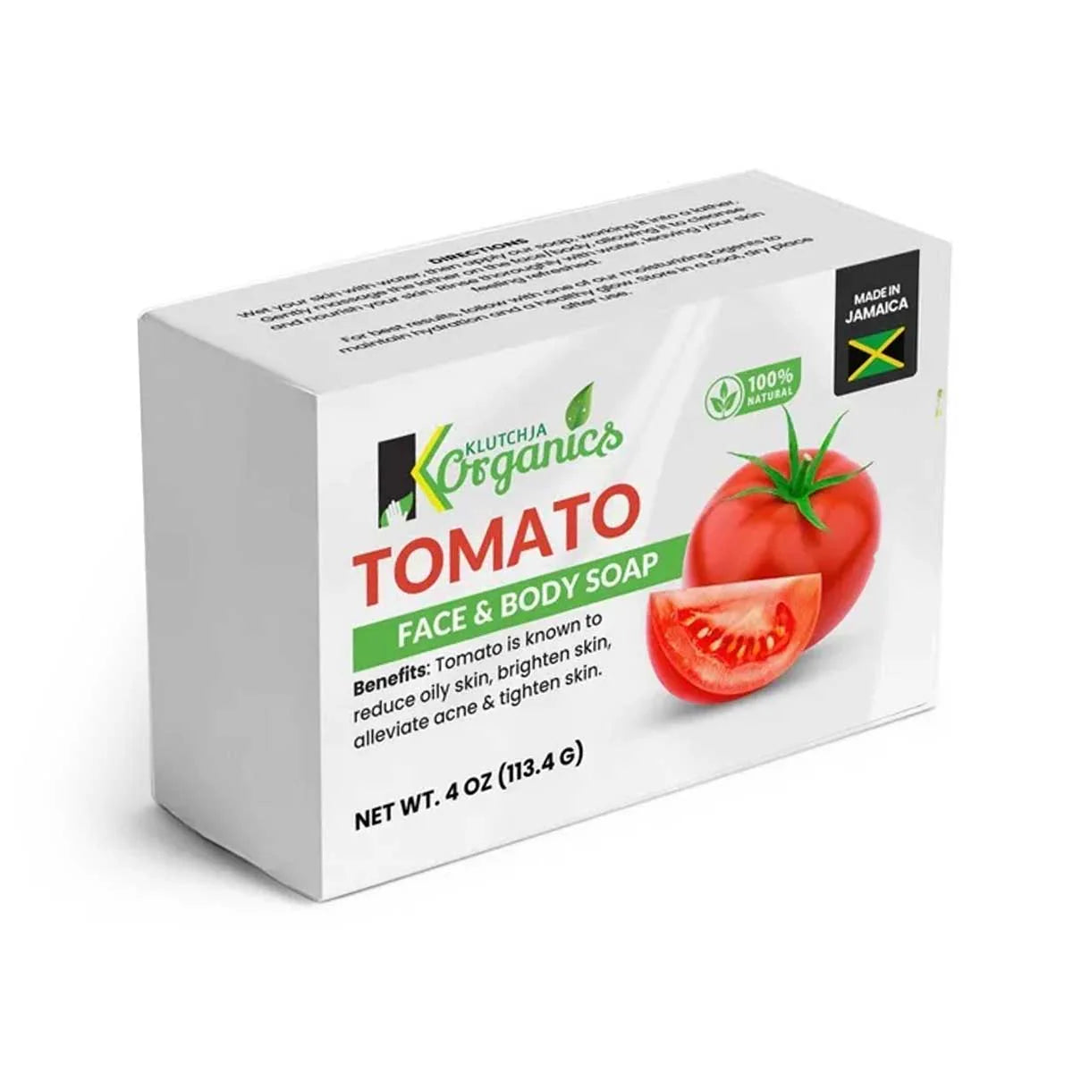 KlutchJa Organics Tomato Face & Body Bar, 4oz